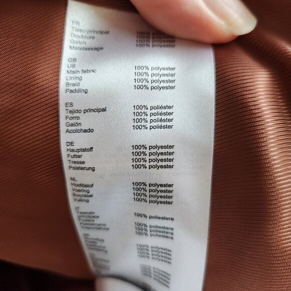 MAJE Gueli Puffer Cocoon Jacket in Mocha Mousse - OS - Picture 13 of 16